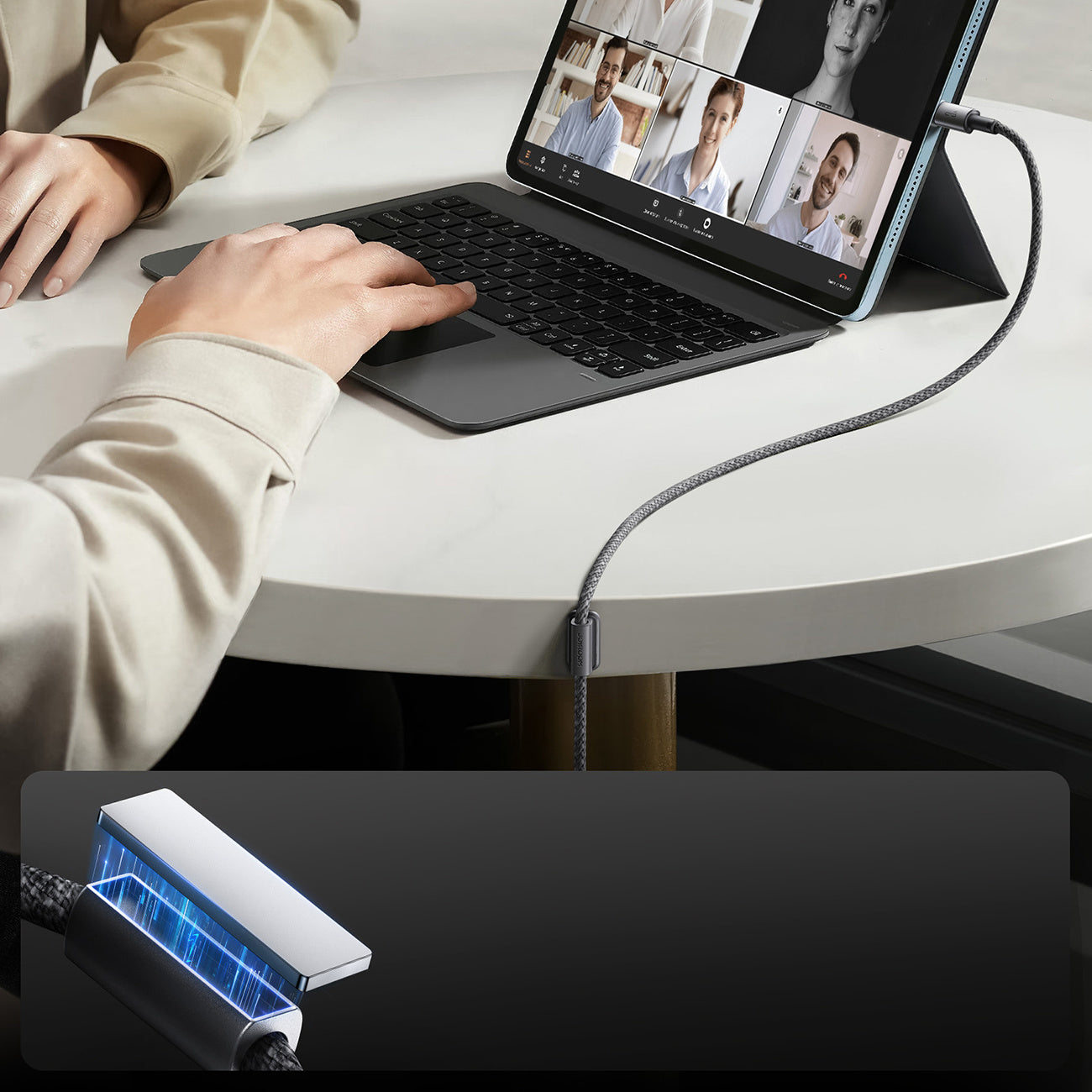 USB Cables – USB-A - USB-C cable with organizer and - Carlat