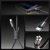 USB Cables – USB-A - USB-C cable with organizer and - Carlat