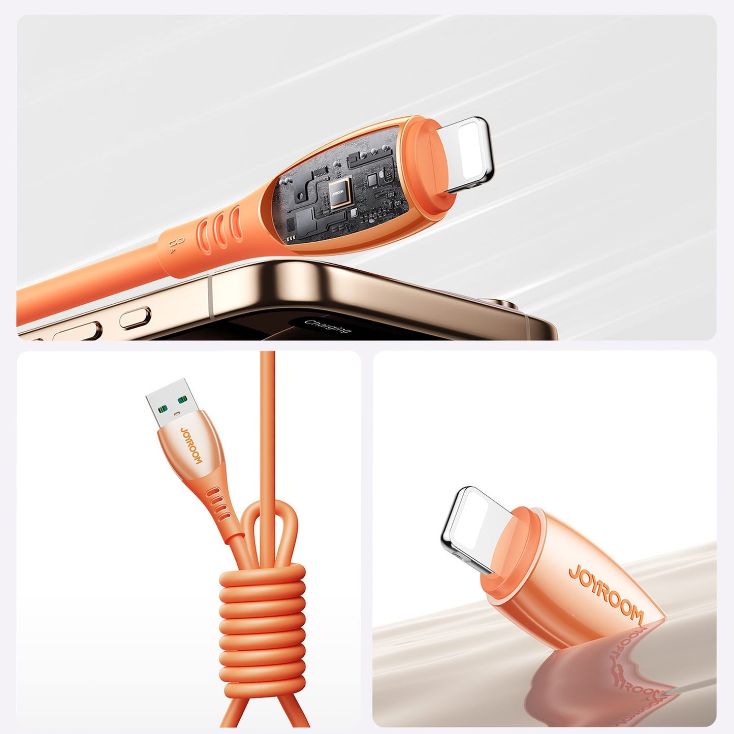 USB Cables – USB-A cable - iPhone Lightning Vibrant Series - Carlat