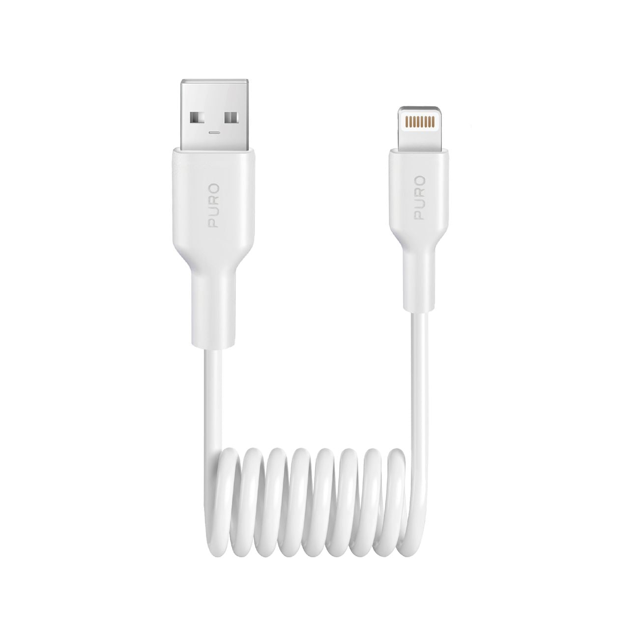 USB Cables – USB-A - iPhone Lightning 12W 1m spiral - Carlat