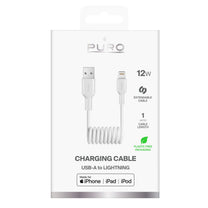 USB Cables – USB-A - iPhone Lightning 12W 1m spiral - Carlat