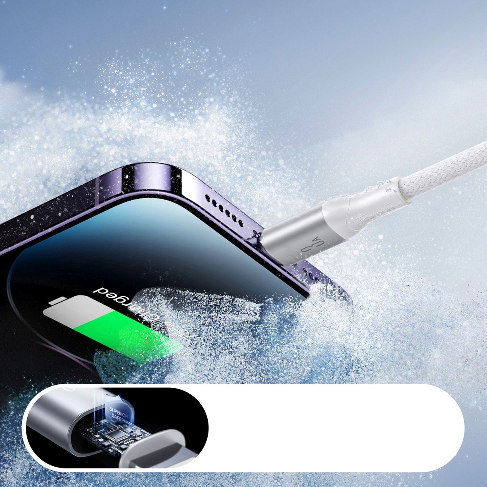 USB Cables – USB-A - iPhone Lightning 3A cable 2m - Carlat