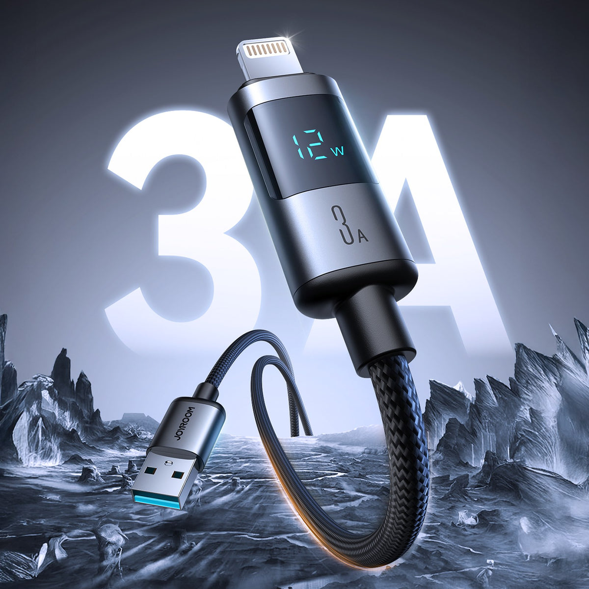 USB-Kabel – USB-A auf iPhone Lightning 3A-Kabel