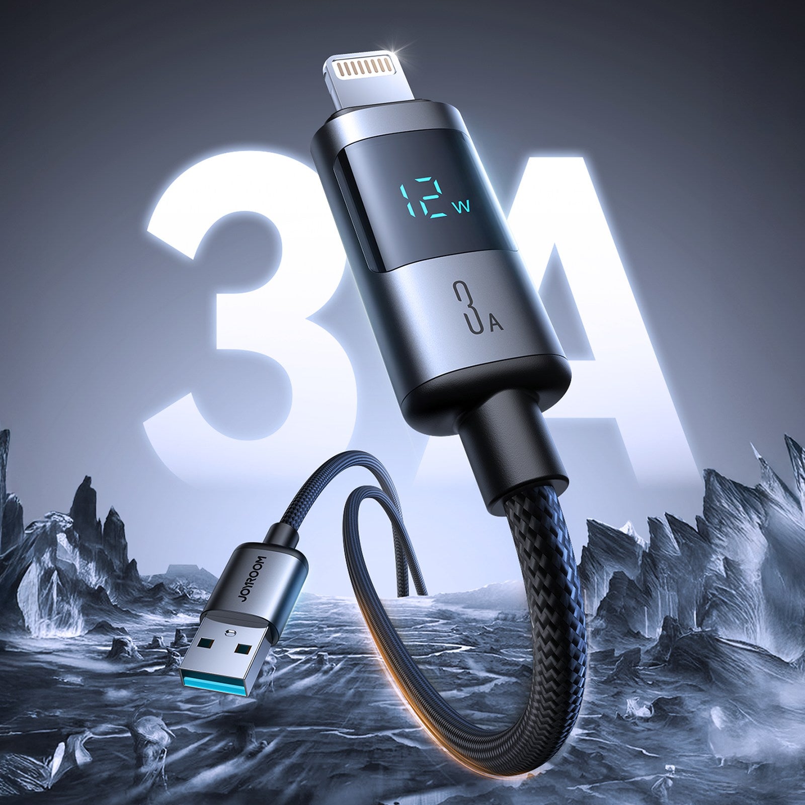 USB Cables – USB-A - iPhone Lightning 3A cable with - Carlat