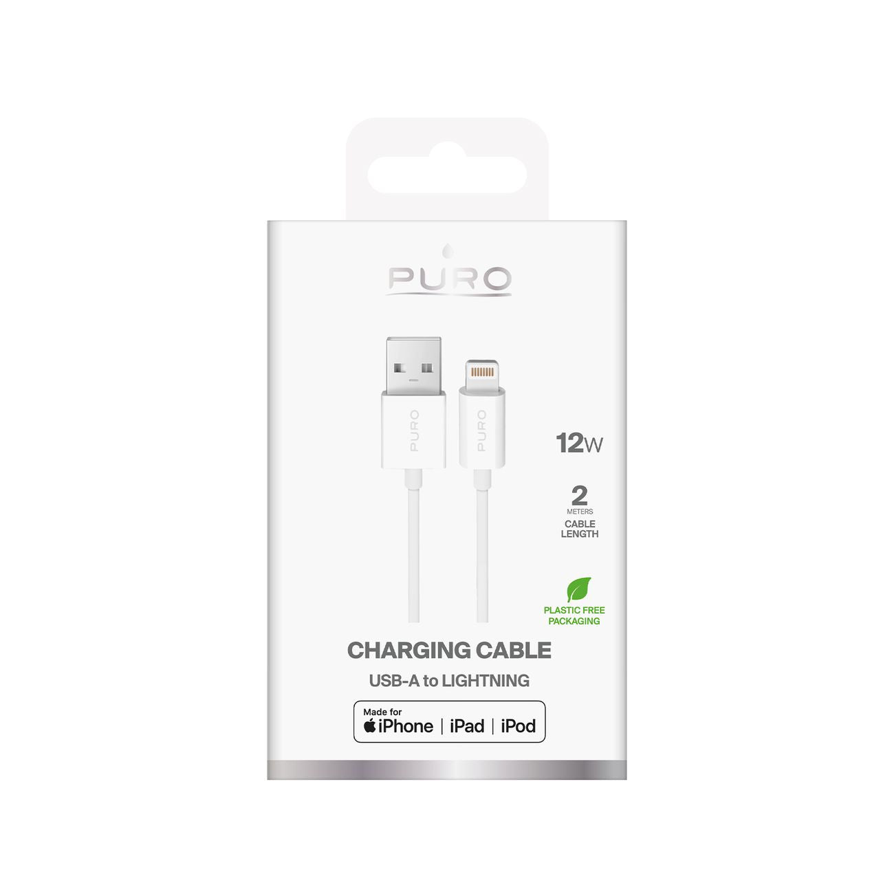 USB Cables – USB-A - iPhone Lightning TPE 12W 3m - Carlat