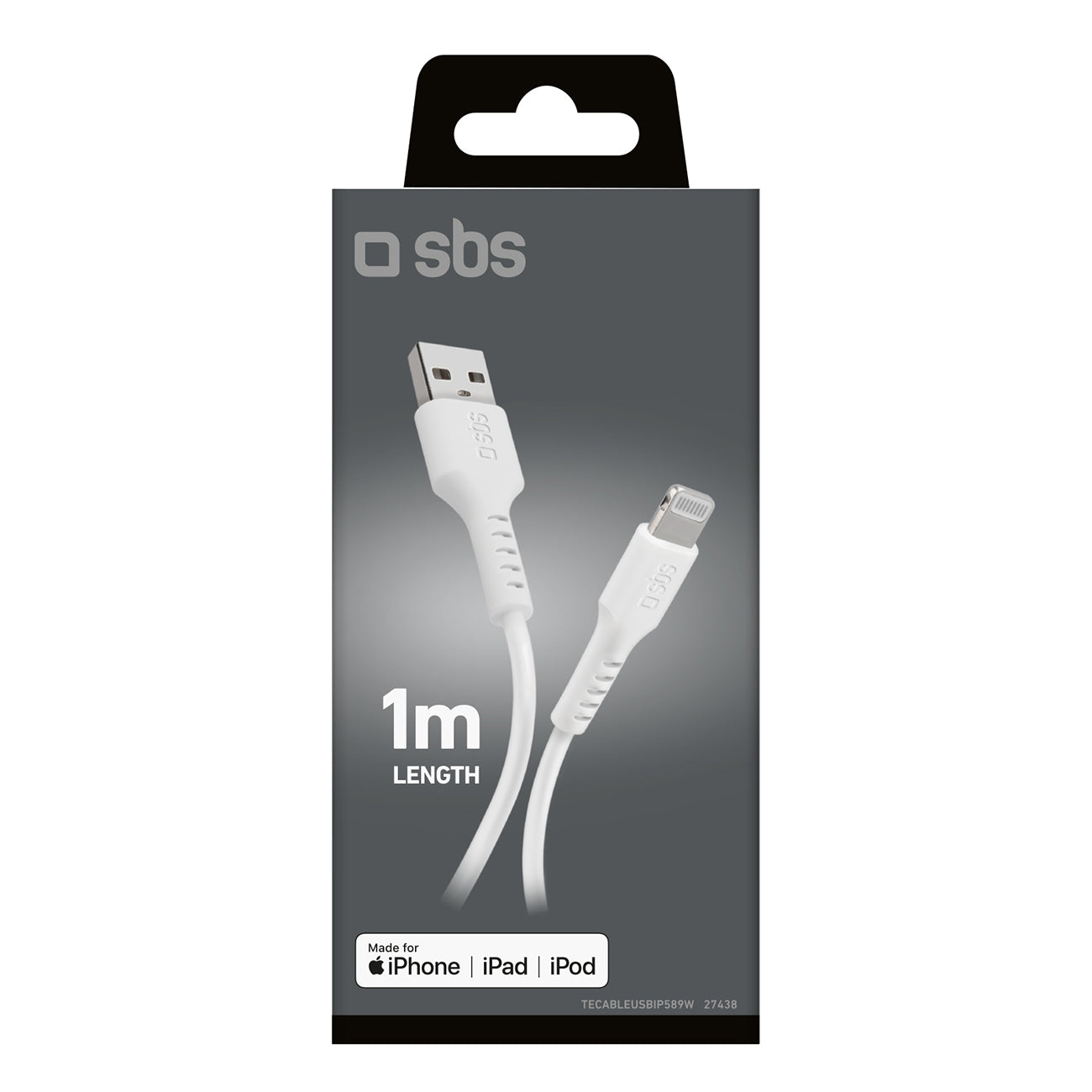 USB Cables – USB-A - iPhone Lightning cable - white - Carlat