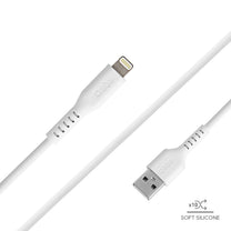 USB Cables – USB-A - iPhone Lightning cable - white - Carlat