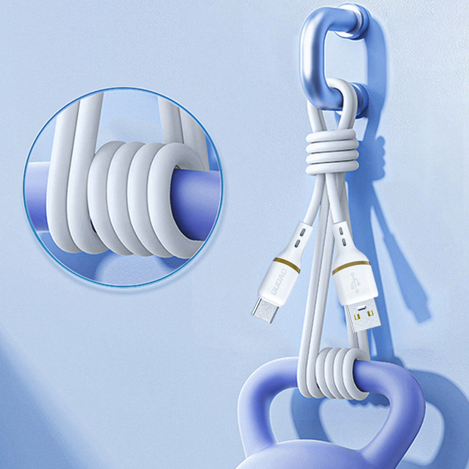 USB Cables – USB-A - iPhone Lightning cable with silicone - Carlat