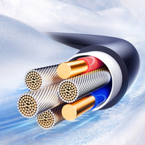 USB Cables – USB-A spiral cable - iPhone Lightning Crystal-Clear - Carlat