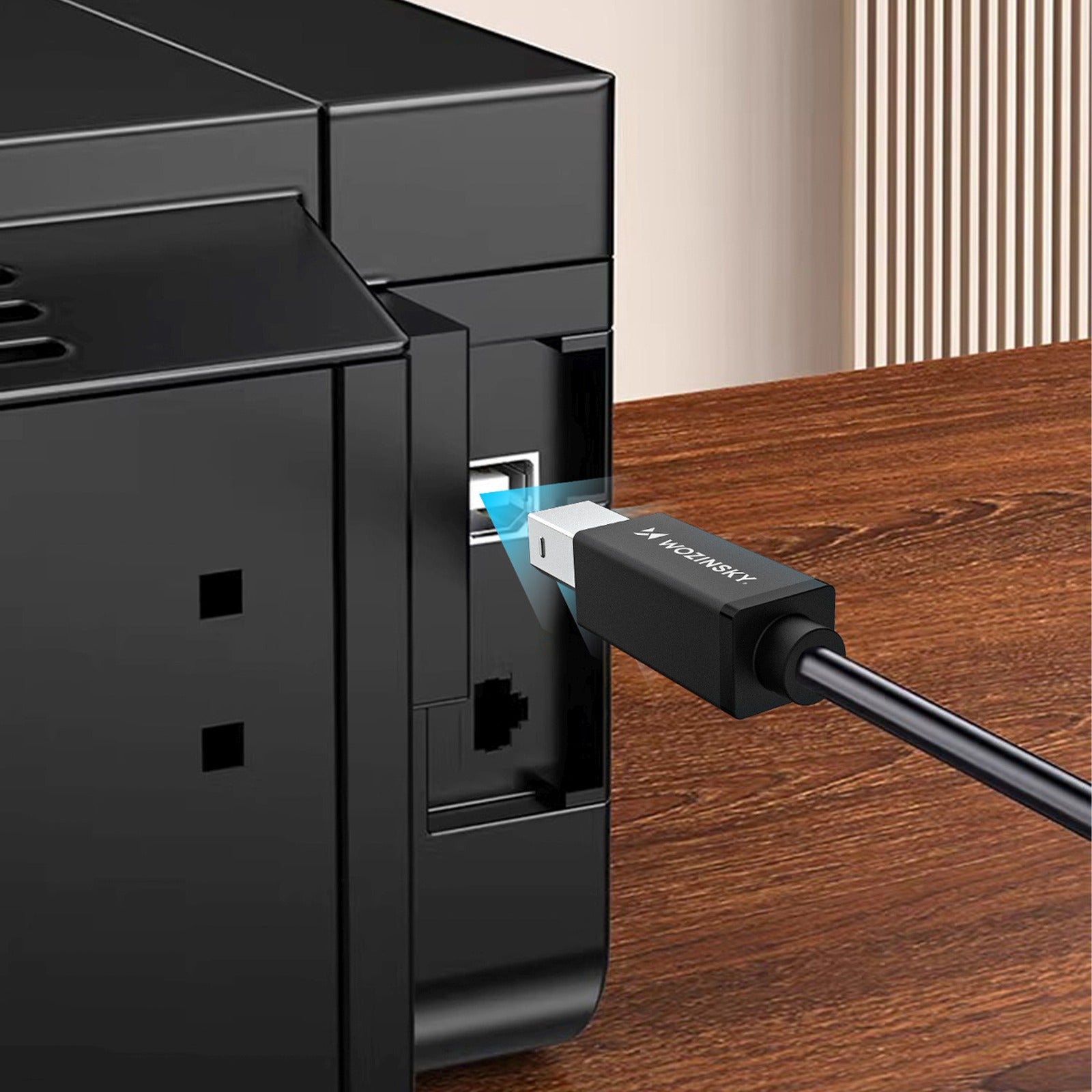 USB Cables – USB-B - USB-C scanner printer cable 1m - Carlat