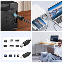 USB Cables – USB-B - USB-C scanner printer cable 1m - Carlat