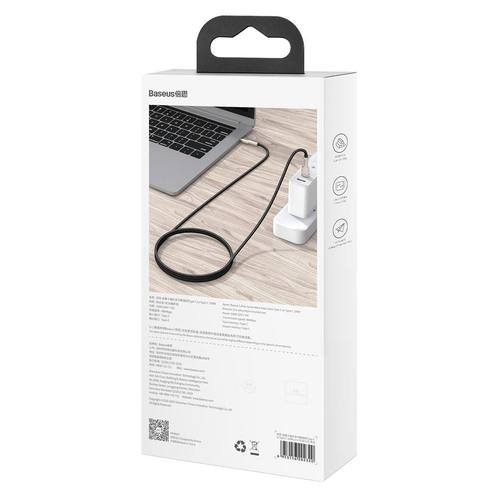USB Cables – USB-C - USB-C Cafule Metal Data Power - Carlat