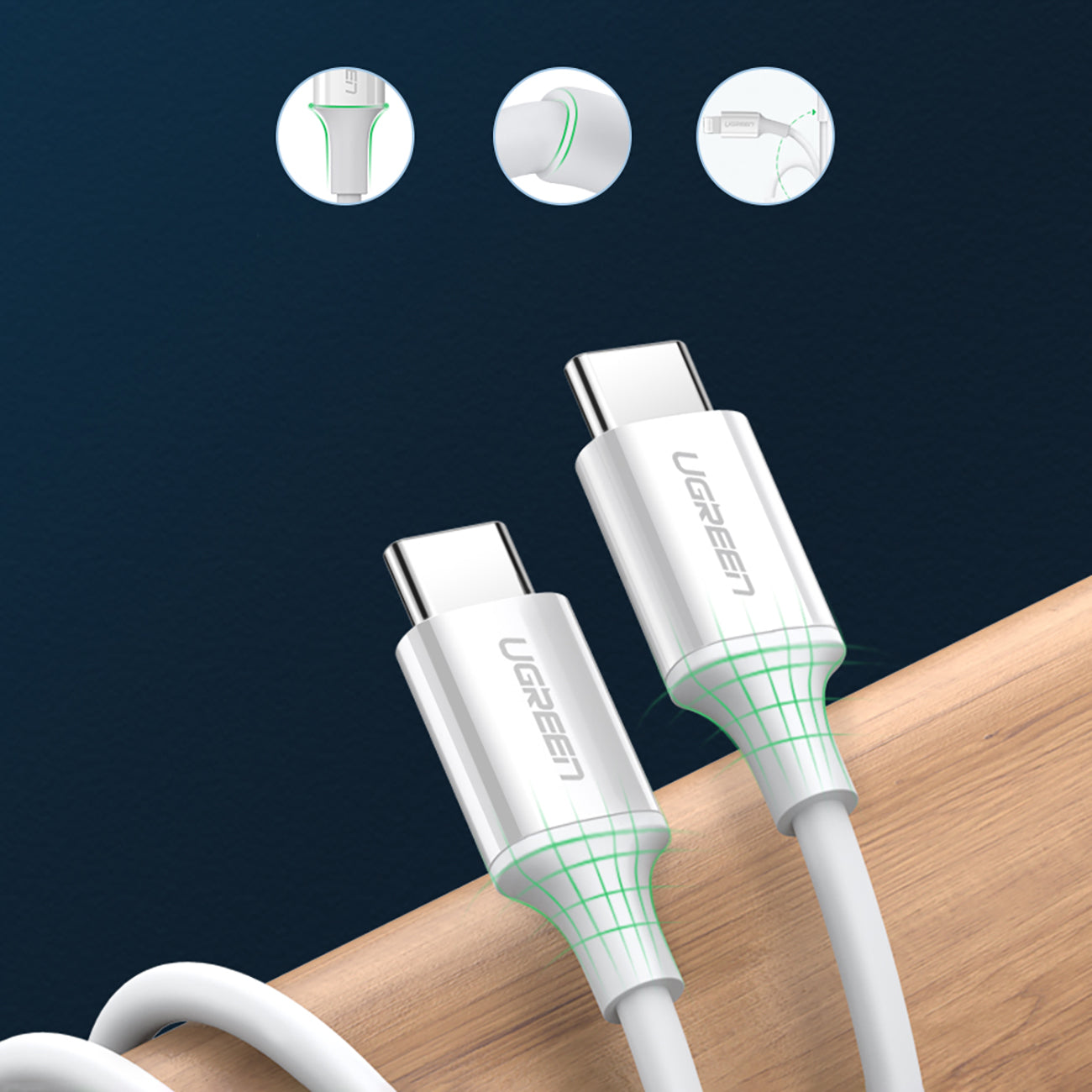 USB Cables – USB-C - USB-C PD QC AFC cable - Carlat