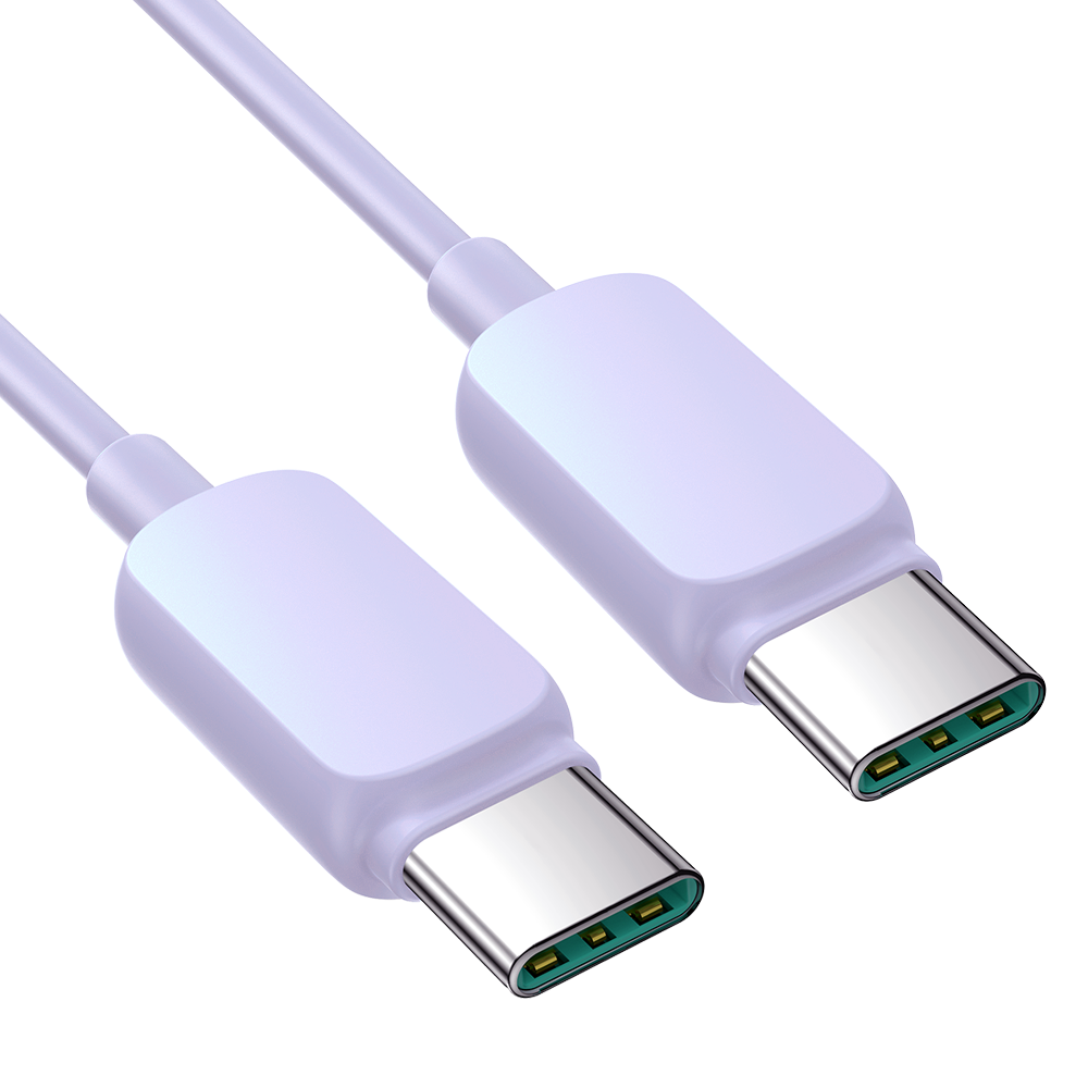 USB Cables – USB-C - USB-C cable 100W 1.2m purple - Carlat