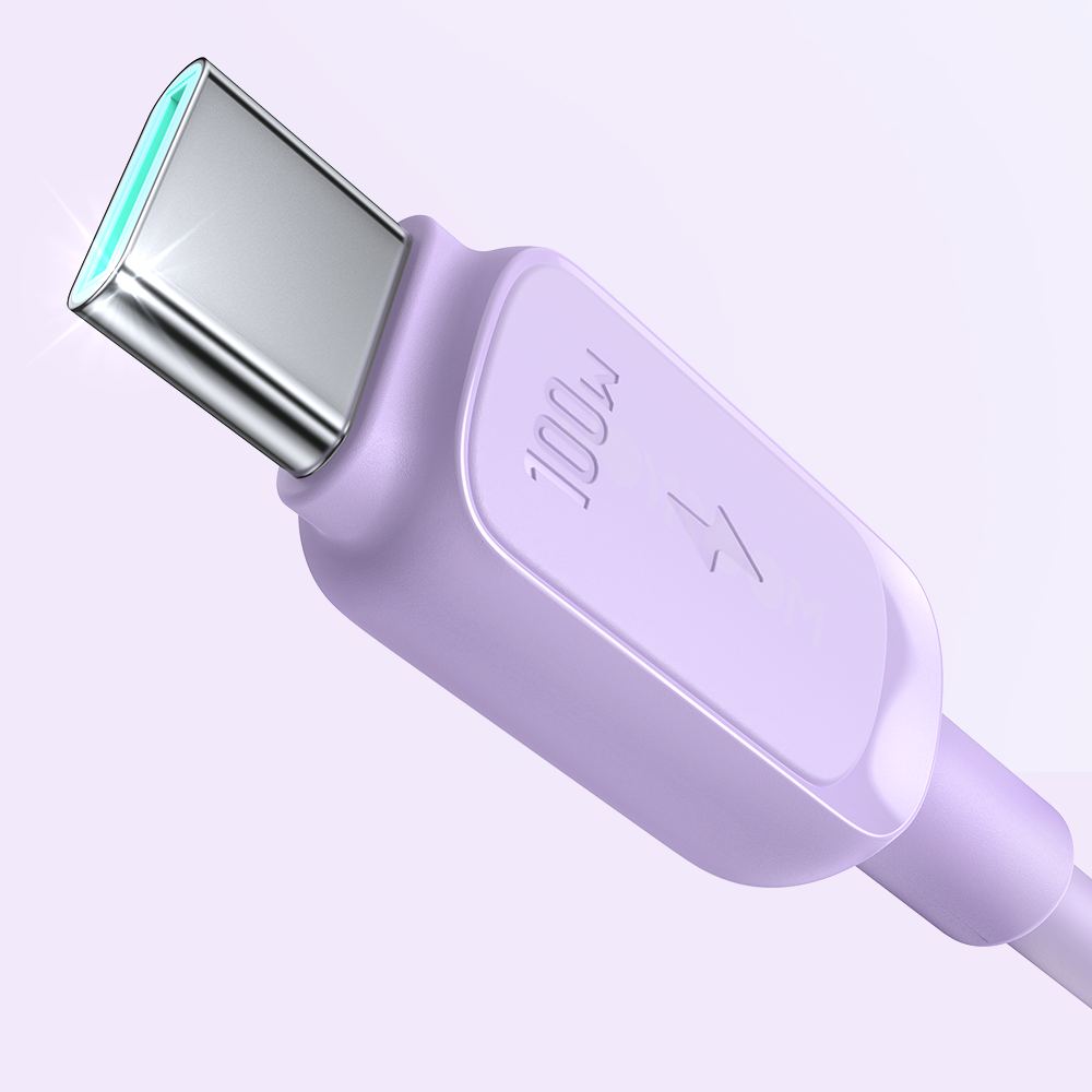USB Cables – USB-C - USB-C cable 100W 1.2m purple - Carlat