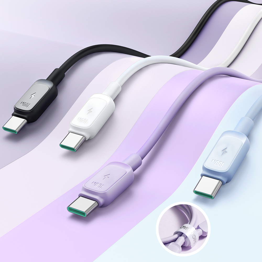 USB Cables – USB-C - USB-C cable 100W 1.2m purple - Carlat
