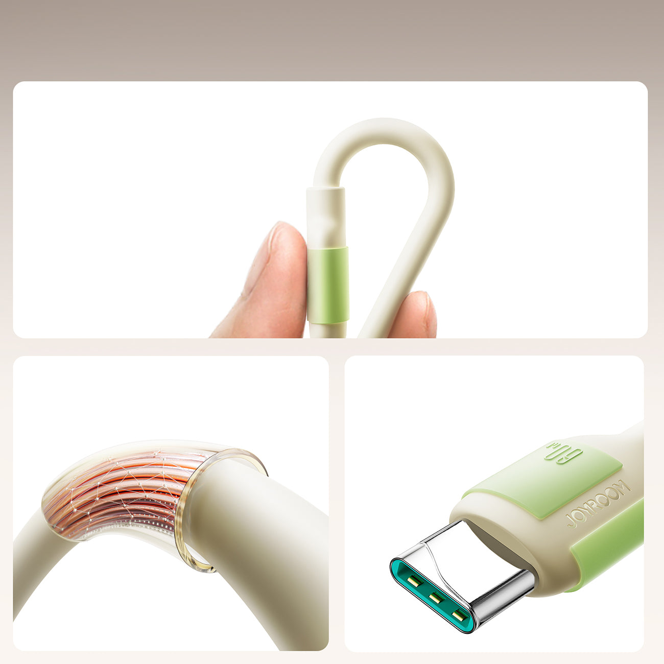 USB Cables – USB-C - USB-C cable with fluorescent tip - Carlat