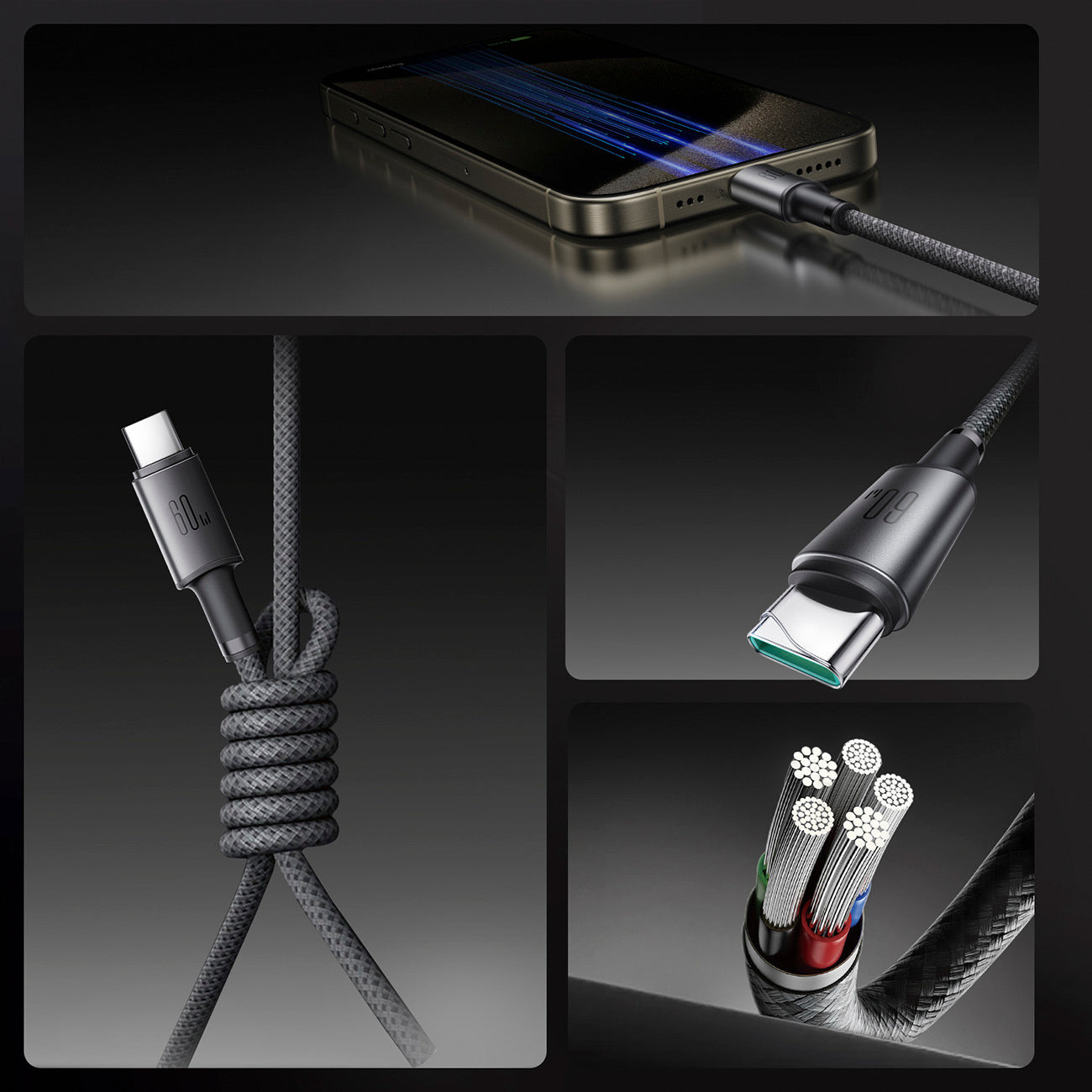 USB Cables – USB-C - USB-C cable with organizer and - Carlat