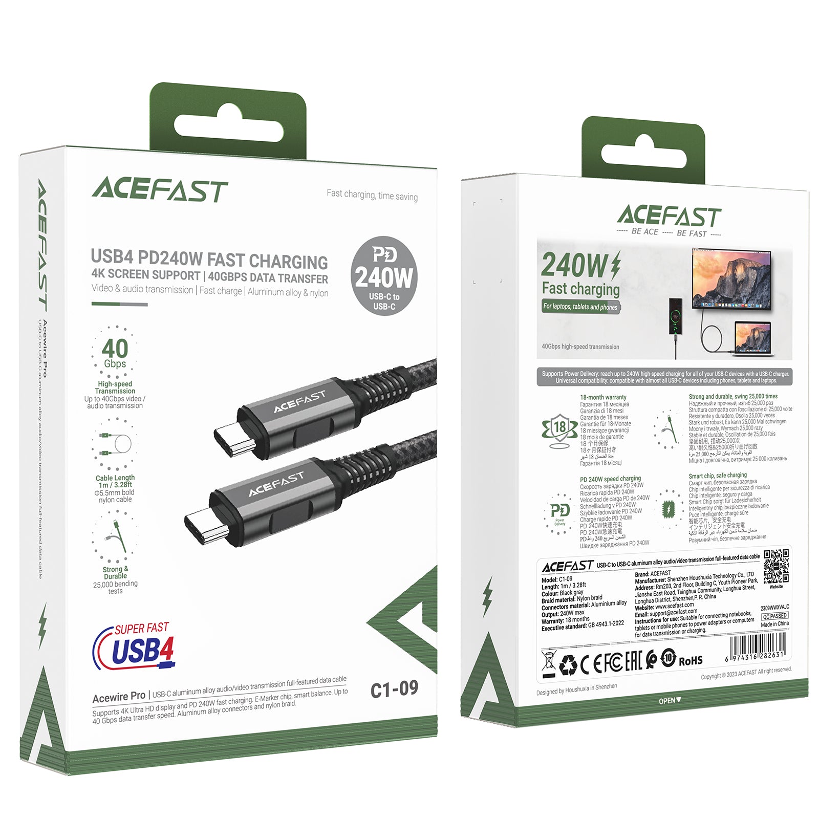 USB Cables – USB-C USB4 PD3.1 5A cable for data - Carlat