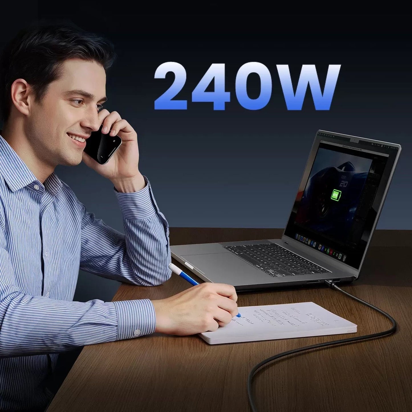 USB Cables – USB-C USB4 Thunderbolt5 cable 80Gbps 240W 1.5m - Carlat