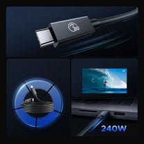 USB Cables – USB-C USB4 Thunderbolt5 cable 80Gbps 240W 1.5m - Carlat
