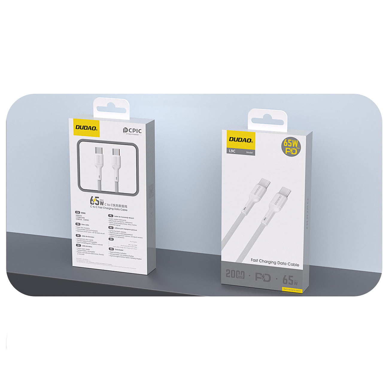 USB Cables – USB-C cable 65W 2m - white - Carlat