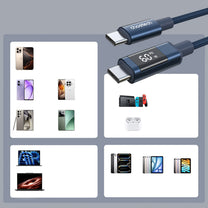 USB Cables – USB-C cable with PD 60 W display, - Carlat