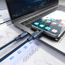 USB Cables – USB-C cable with PD 60 W display, - Carlat