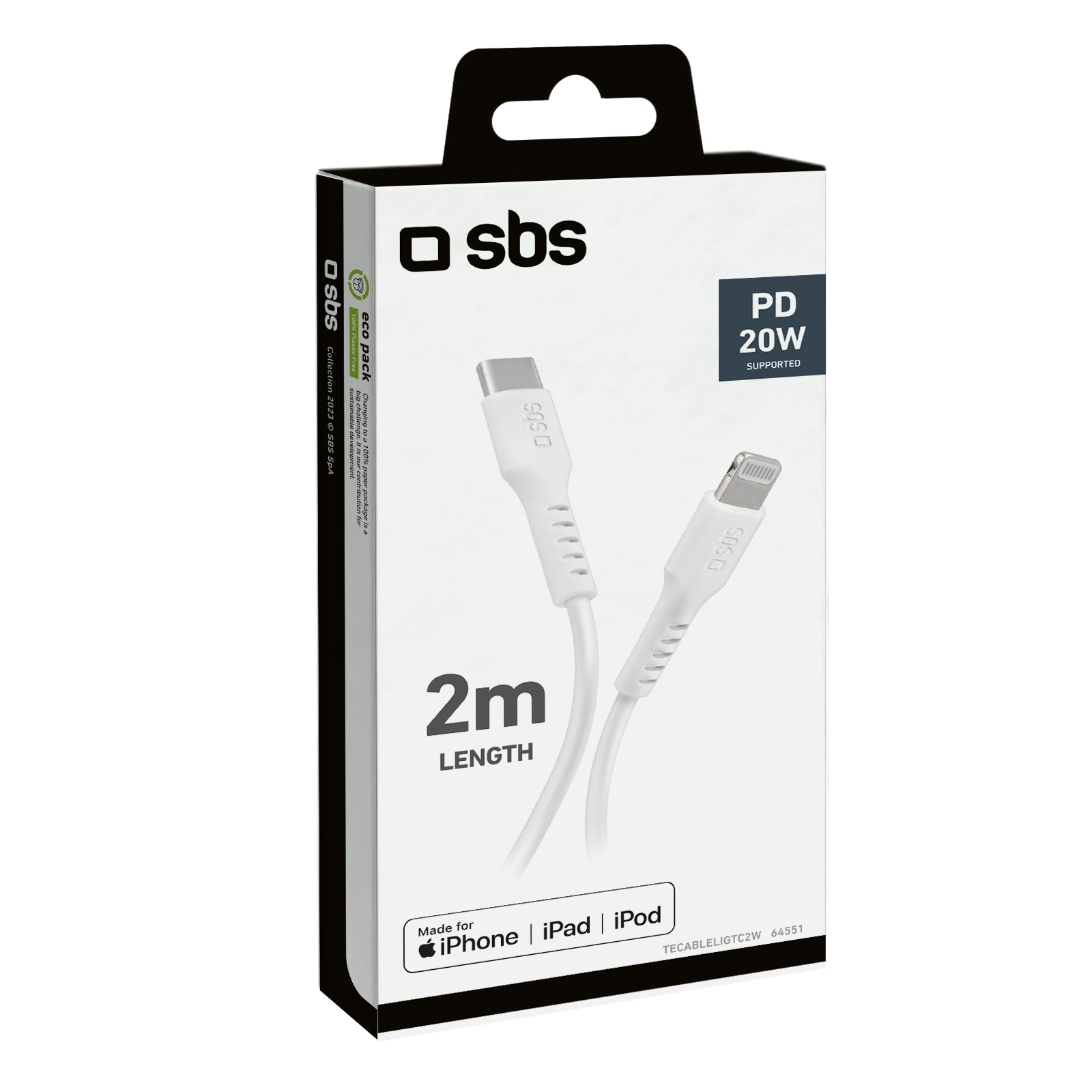 USB Cables – USB-C - iPhone Lightning cable 2m - Carlat