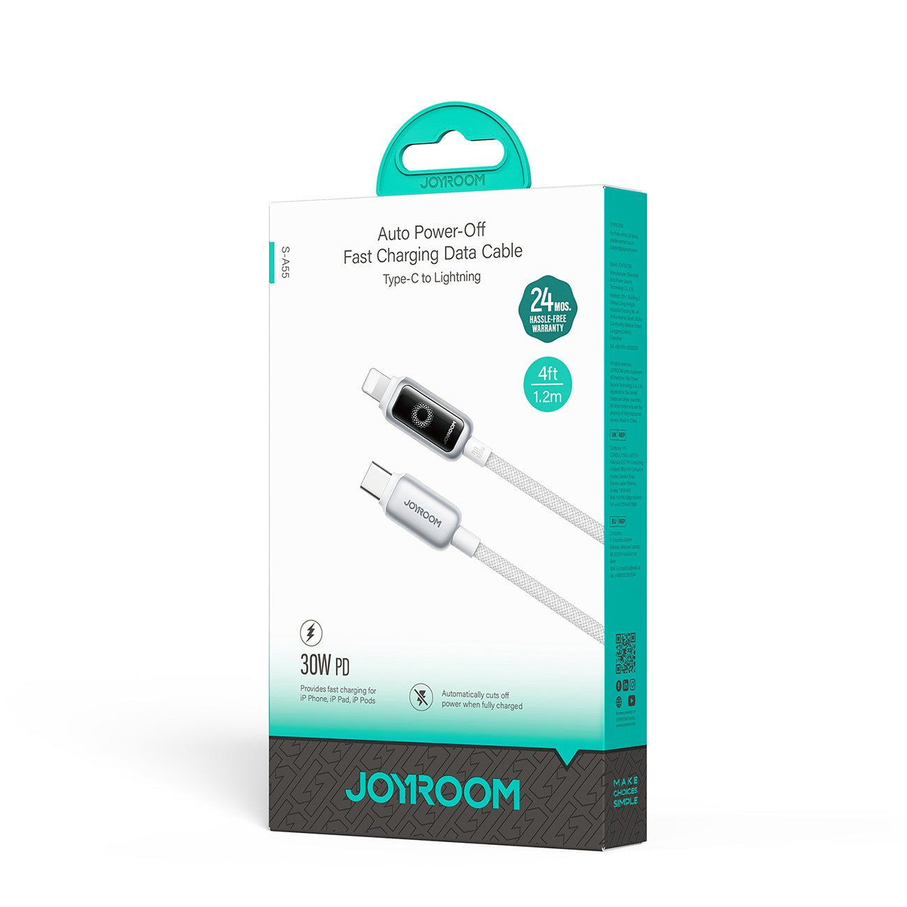 USB Cables – USB-C - iPhone Lightning cable 30W 1.2m - Carlat