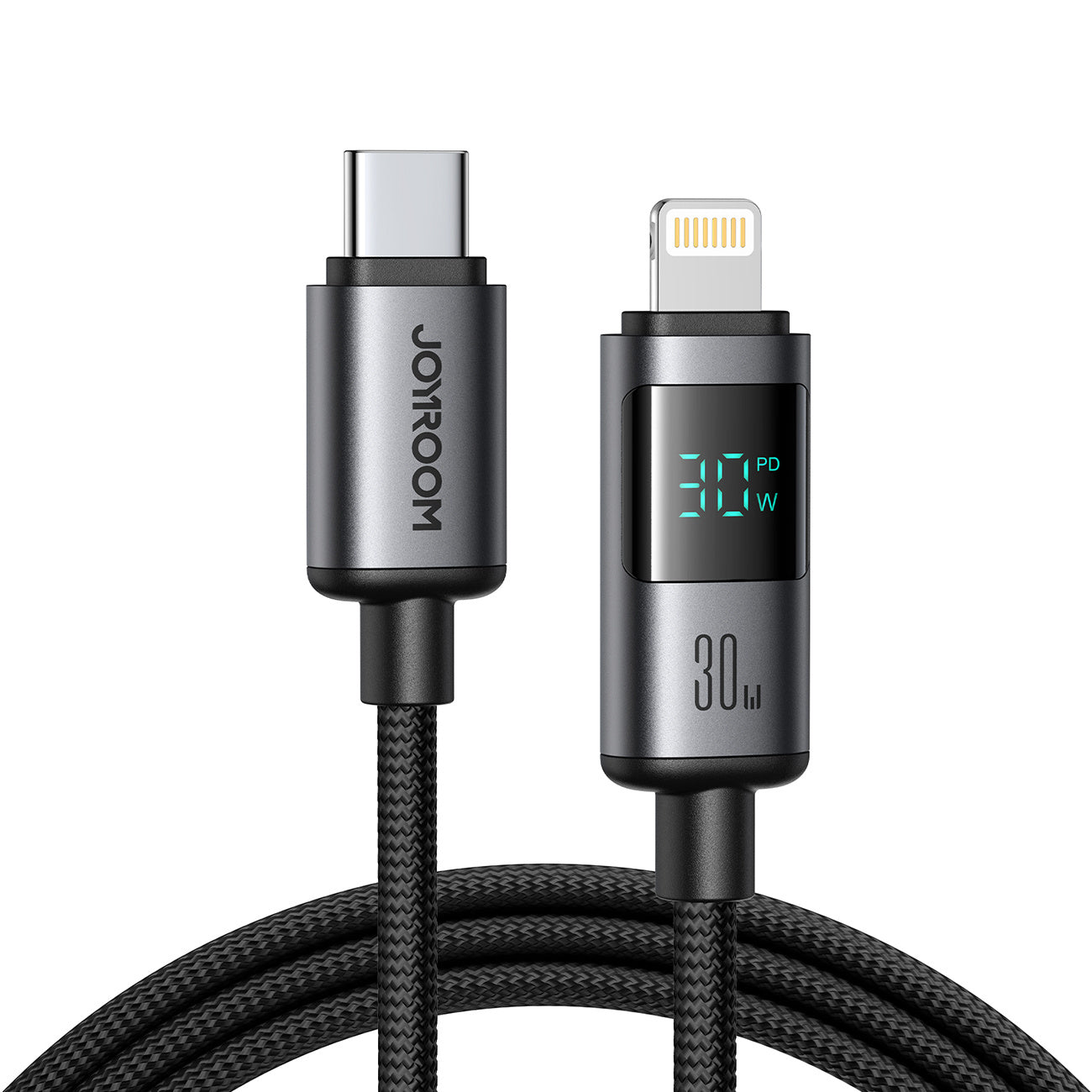 USB Cables – USB-C - iPhone Lightning cable with display - Carlat