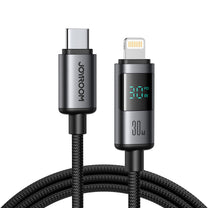 USB Cables – USB-C - iPhone Lightning cable with display - Carlat