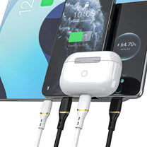 USB Cables – USB-C - iPhone Lightning cable with silicone - Carlat
