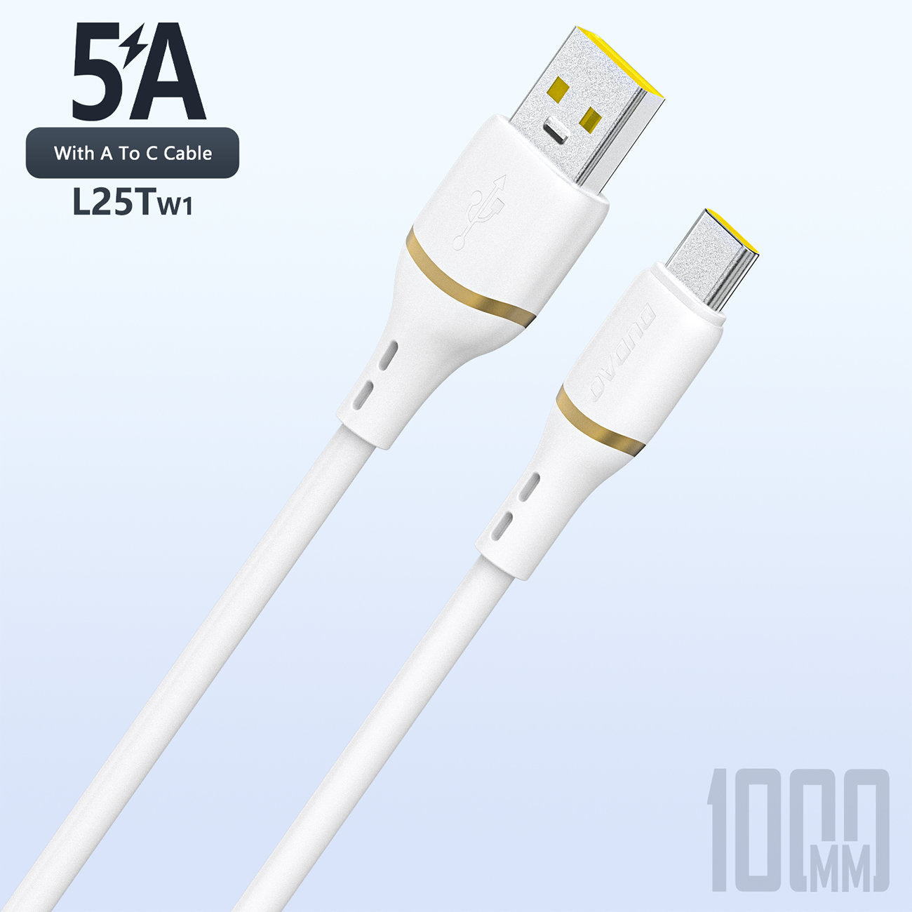 USB Cables – USB-C silicone cable 60W 1.5m - white - Carlat