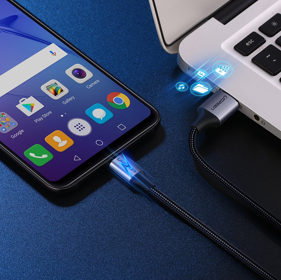 USB Cables – USB - micro USB cable, 1m, gray - Carlat