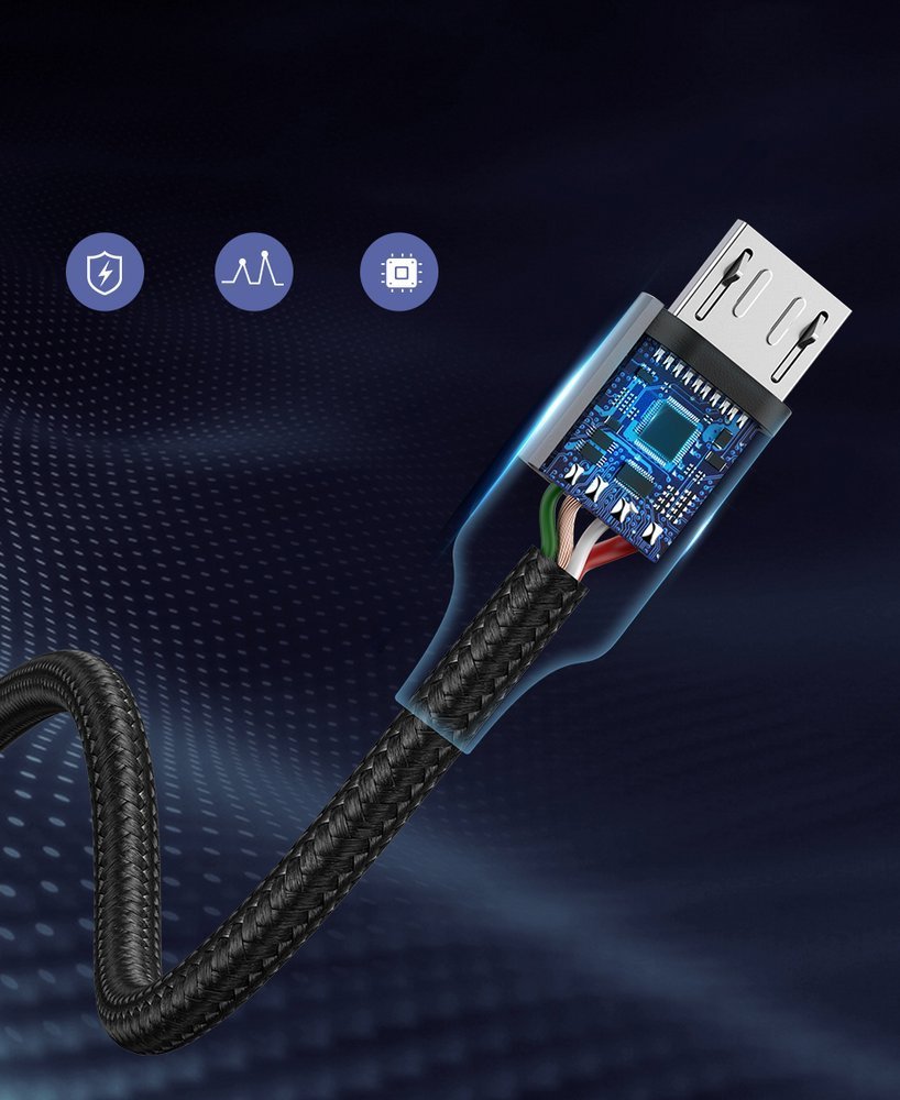USB Cables – USB - micro USB cable, 1m, gray - Carlat