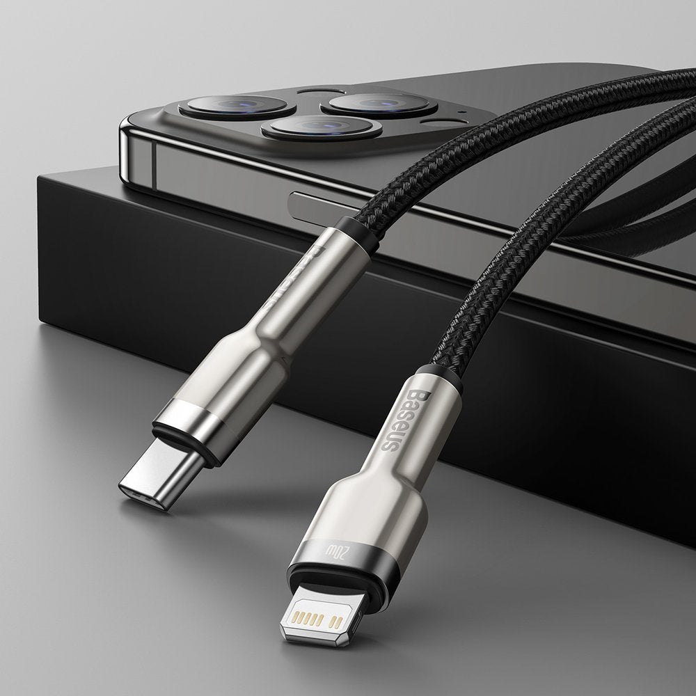 USB Cables – iPhone USB-C - Lightning Cafule Metal Data - Carlat