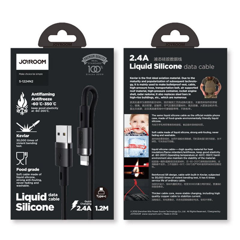 USB Cables – iPhone USB - Lightning cable 2.4A 1.2m - Carlat