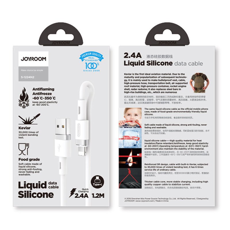 USB Cables – iPhone USB - Lightning cable 2.4A 1.2m - Carlat