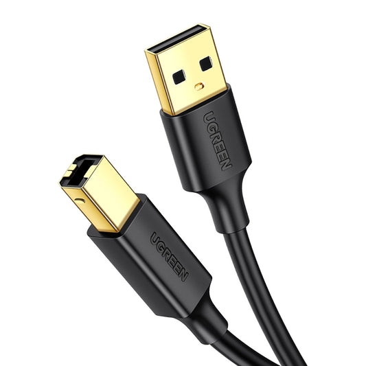 USB cable Type B for male printer - USB 2.0 male 480Mbps 1m black - Carlat
