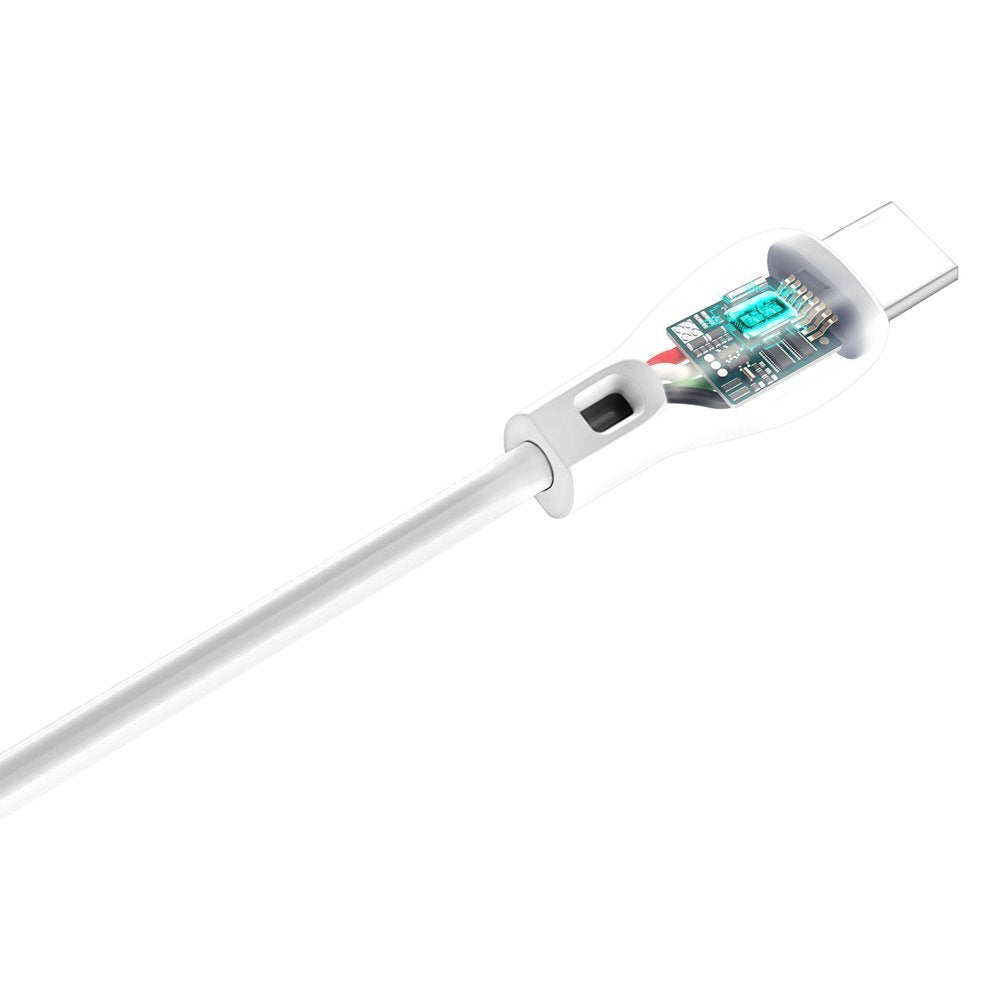 USB cable - USB-C 2.1A 1m white - Carlat