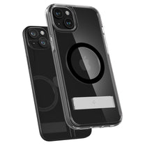 Ultra Hybrid S MagSafe case with stand for iPhone 15, black - Carlat