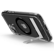 Ultra Hybrid S MagSafe case with stand for iPhone 15, black - Carlat