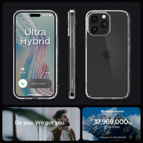 Ultra Hybrid case for iPhone 15 Pro Max transparent - Carlat