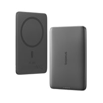 Ultra-Slim 5000mAh 20W PicoGo AM41 MagSafe magnetic powerbank with 30cm USB-C cable - black - Carlat
