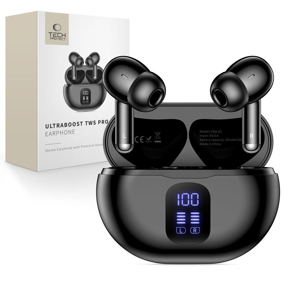 UltraBoost TWS Pro G2 wireless in-ear headphones - black - Carlat