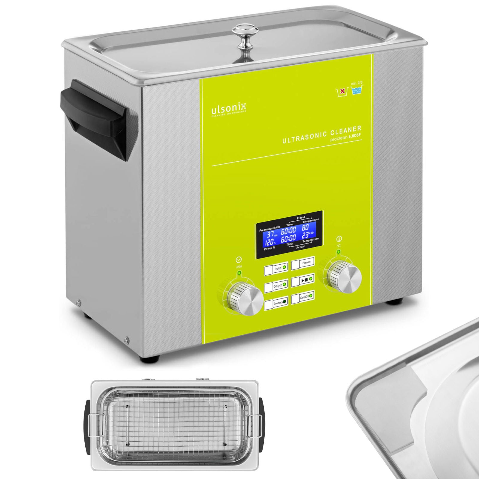 Ultrasonic Cleaners – Ultrasonic bathtub cleaner LED purifier 6 l - Carlat