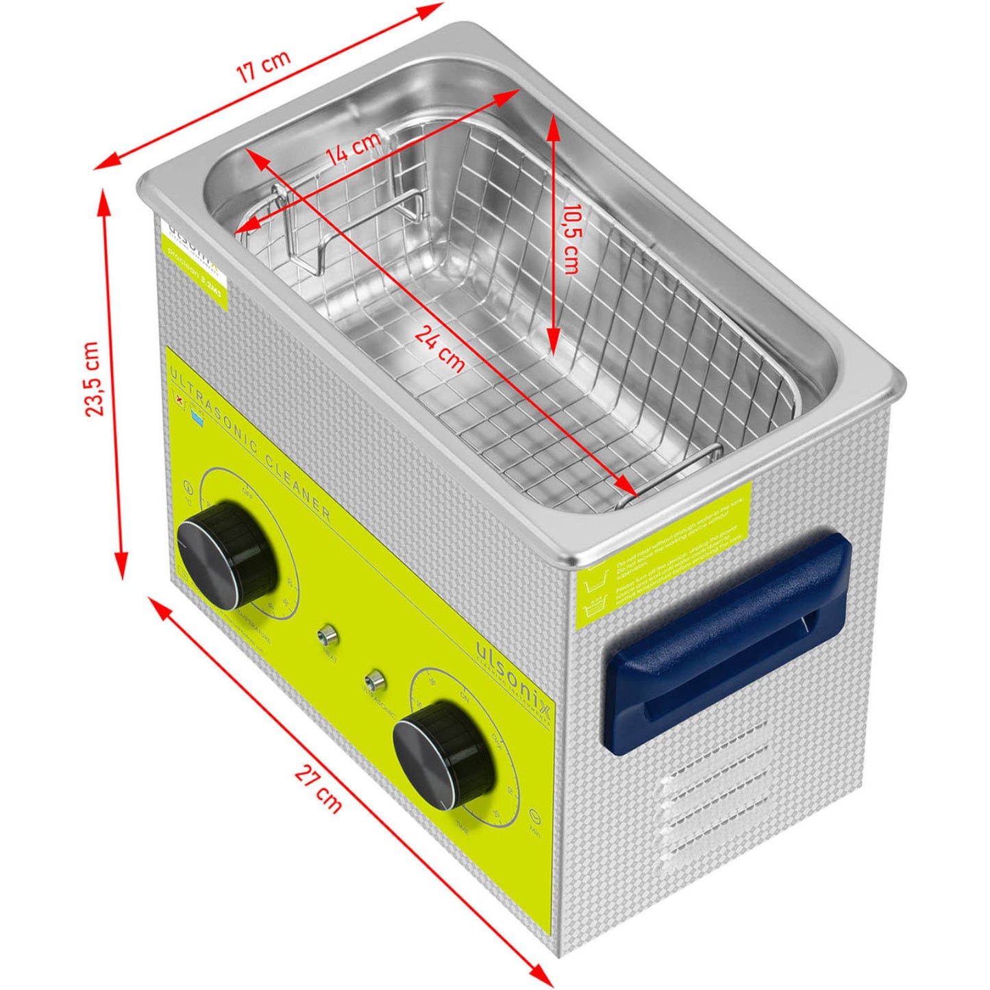 Ultrasonic Cleaners – Ultrasonic bathtub cleaner purifier 3.2 l 120 - Carlat