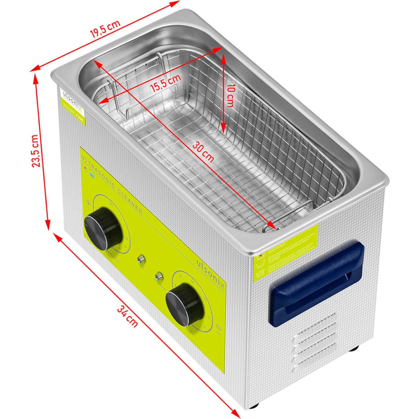 Ultrasonic Cleaners – Ultrasonic bathtub cleaner purifier 4.5 l 120 - Carlat