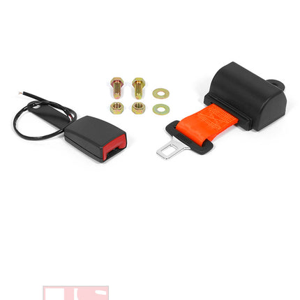 Automatic 2-point ALR seat belt with switch 150mm orange